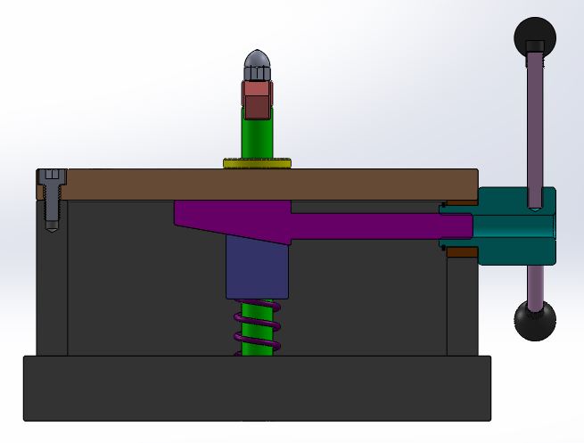 夹具-267 内平衡下拉式夹紧器